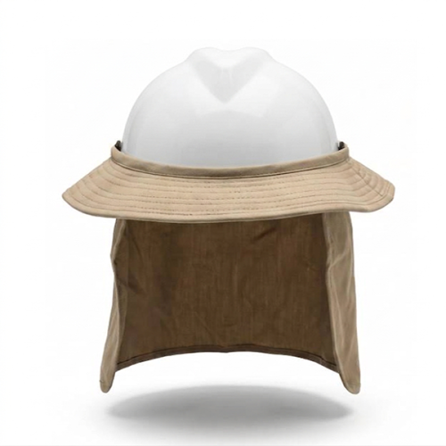 Cotton Sun and Neck Shade for Safety Helmets