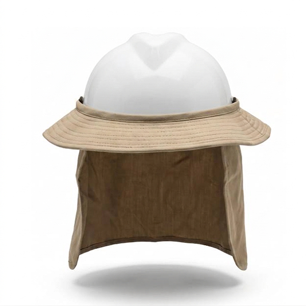 Cotton Sun and Neck Shade for Safety Helmets